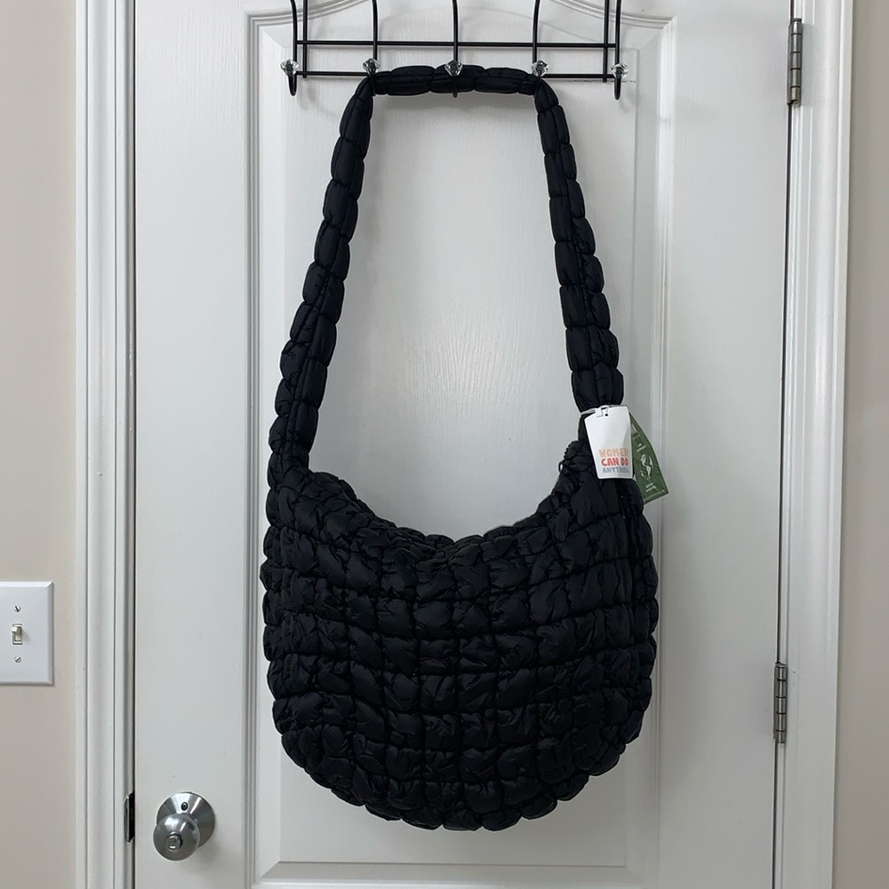 JUMBO Puffer Black Quilted Most Wanted Bag